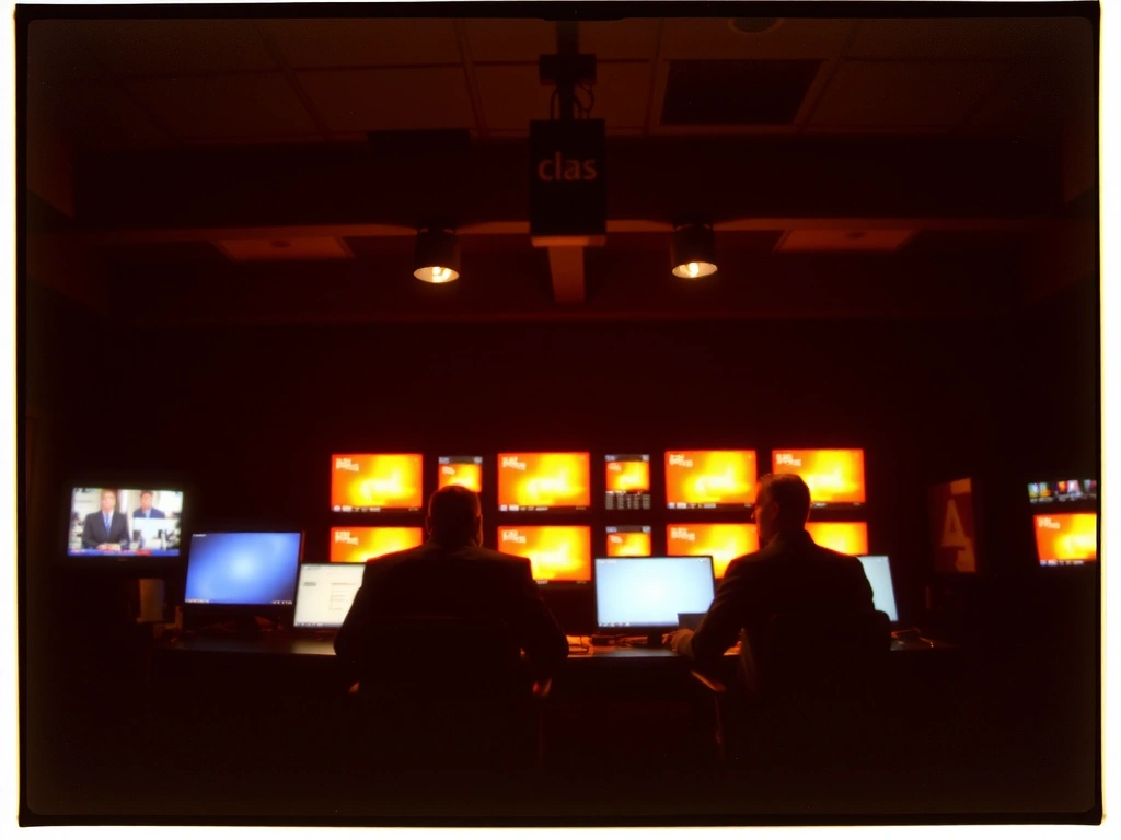 Ambiente de control de noticias